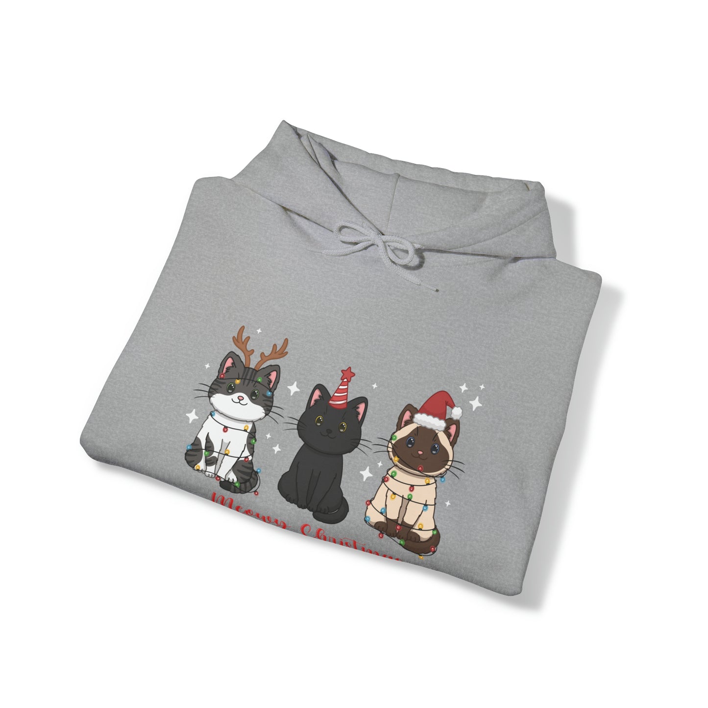 Unisex "Meowy Christmas" Hoodie