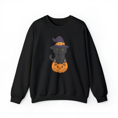 Unisex "Purrfectly Spooky Pumpkin" Sweatshirt