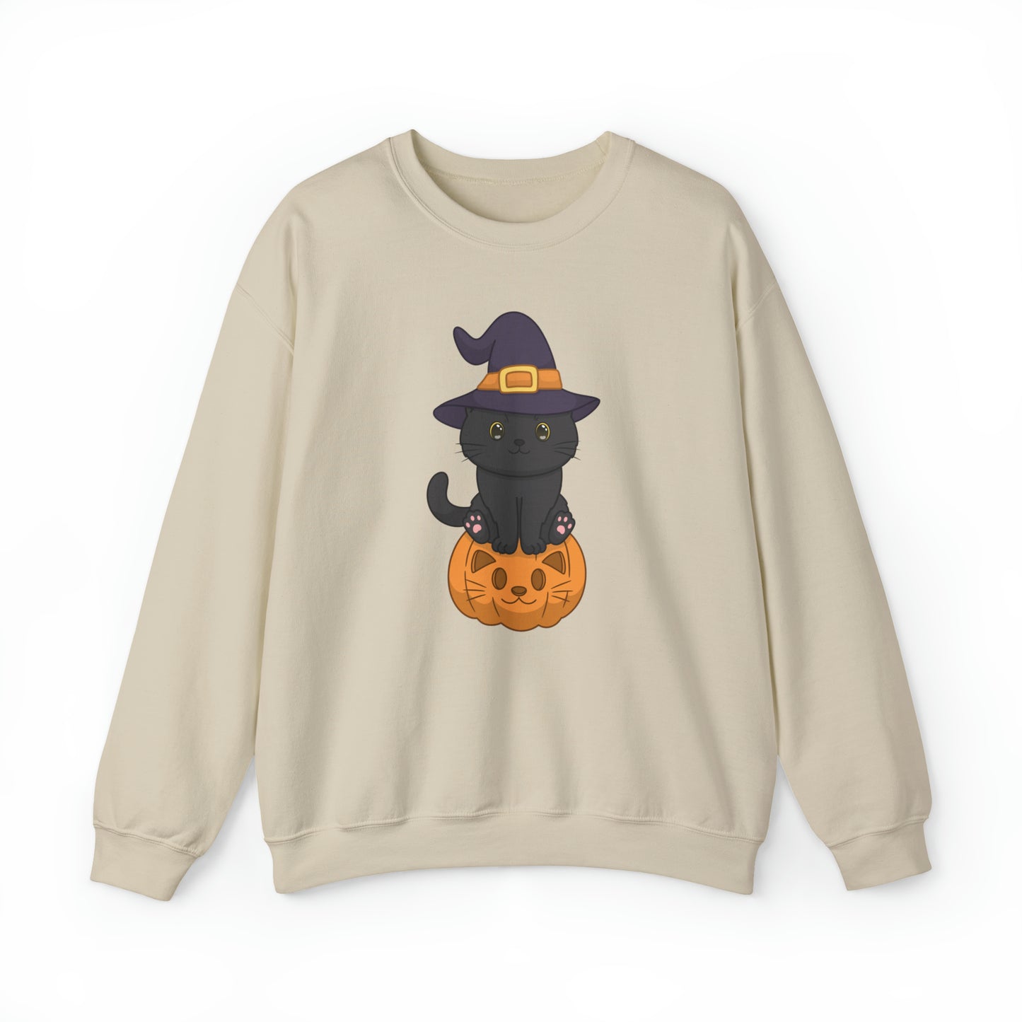 Unisex "Purrfectly Spooky Pumpkin" Sweatshirt