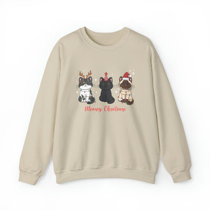 Unisex "Meowy Christmas" Sweatshirt