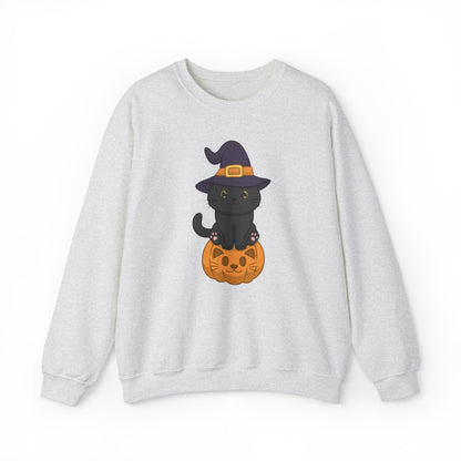 Unisex "Purrfectly Spooky Pumpkin" Sweatshirt