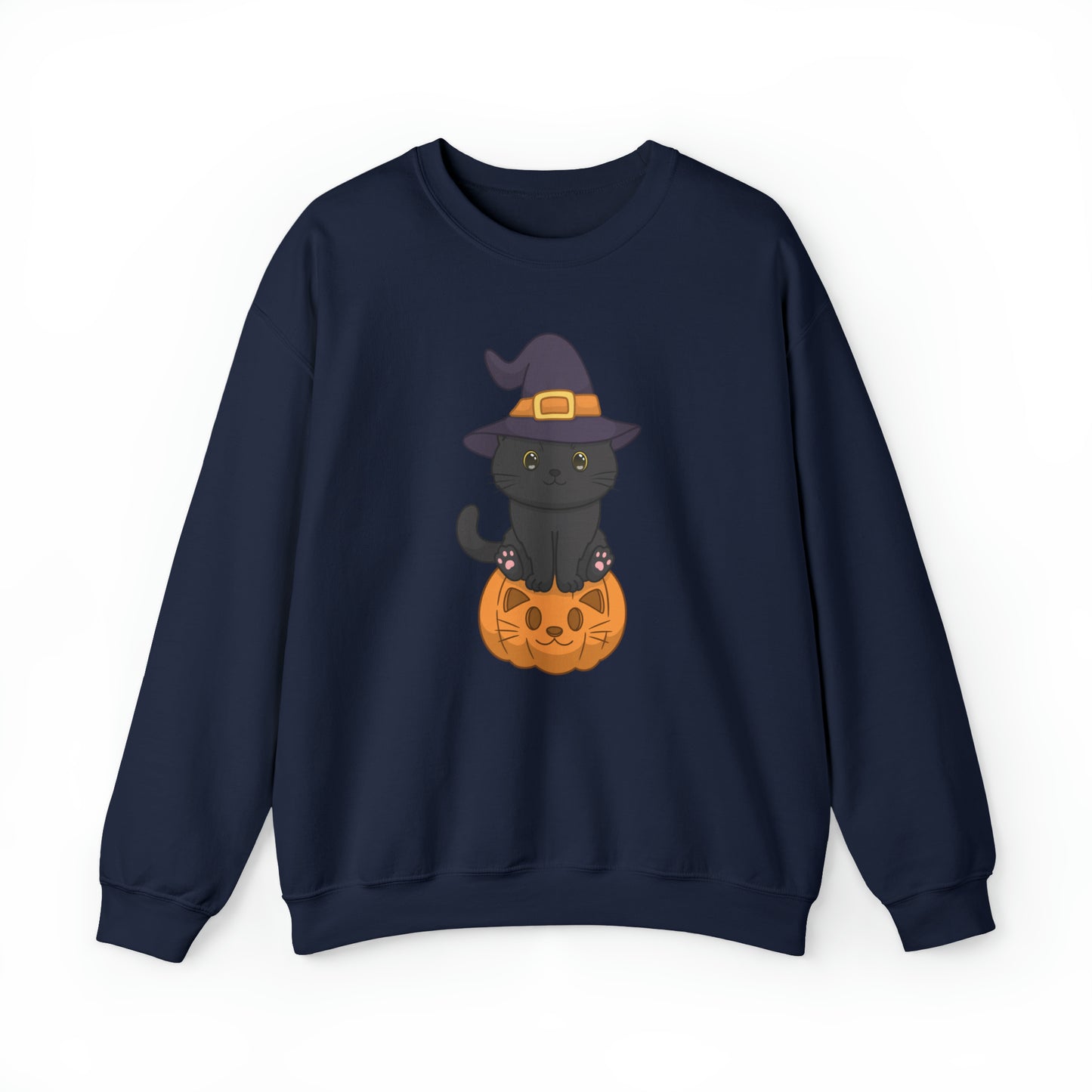 Unisex "Purrfectly Spooky Pumpkin" Sweatshirt