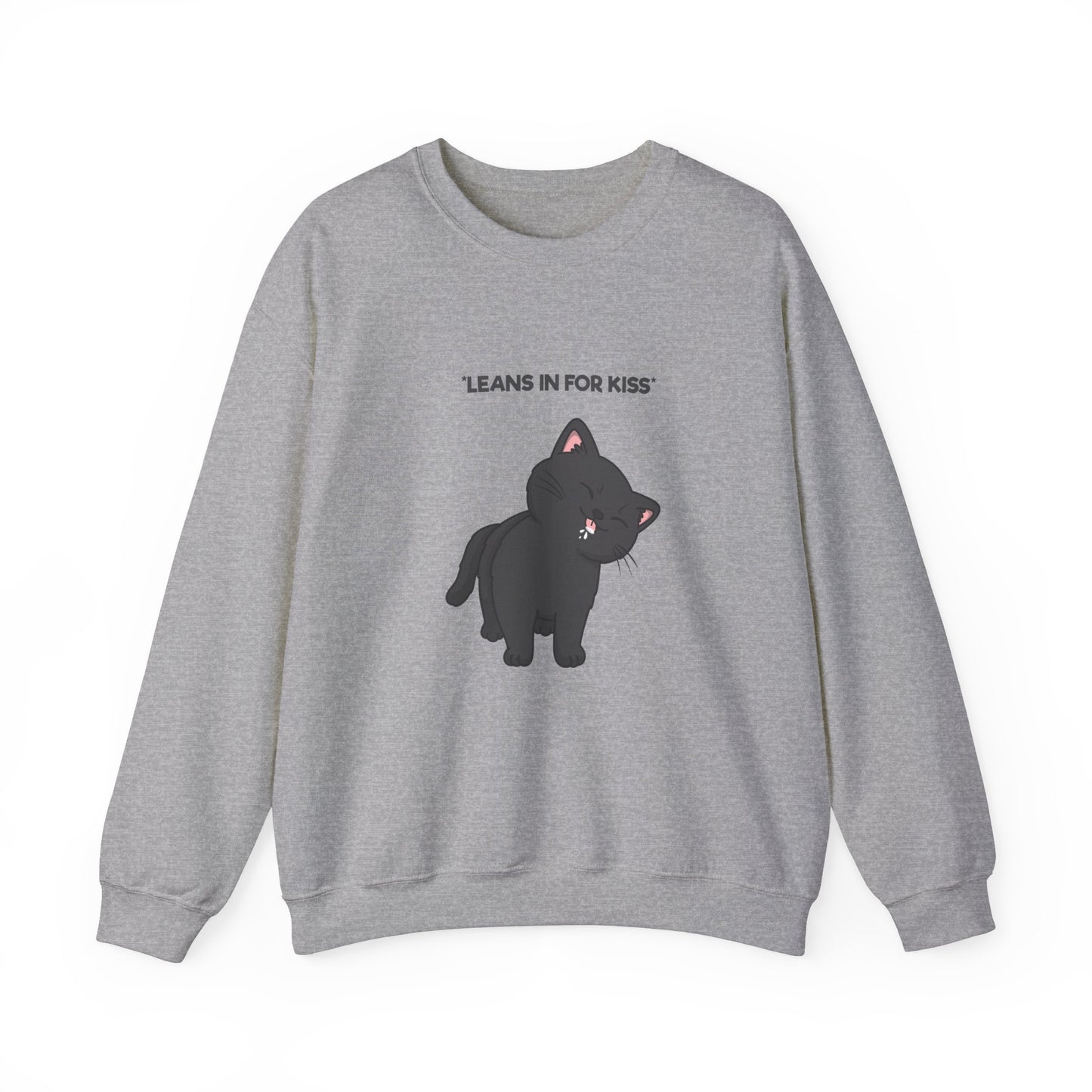 Unisex *Leans In For Kiss* With Milk Sweatshirt (Inverted)