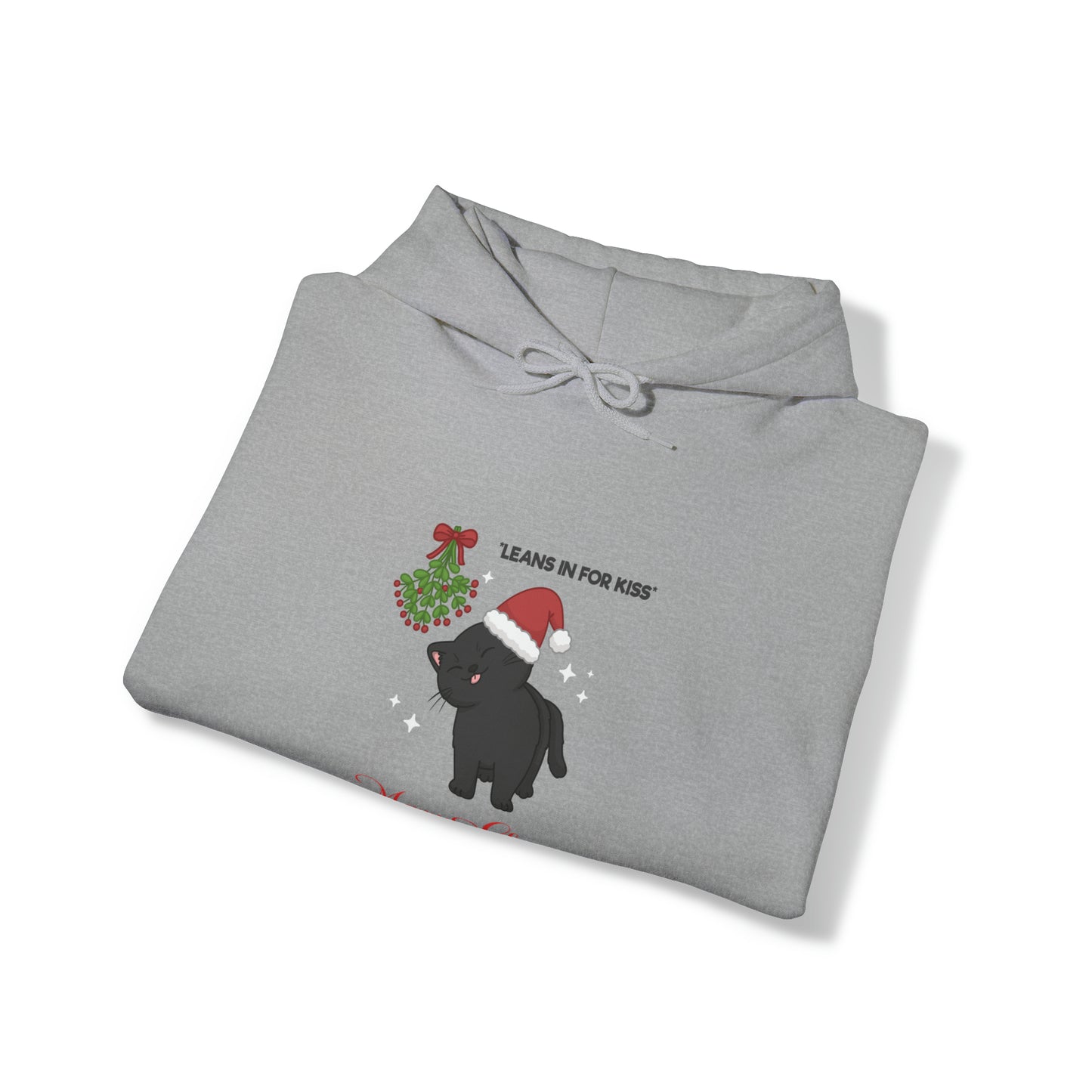 Unisex Mistletoe *Leans In For Kiss* Hoodie