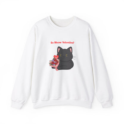 Unisex "Be Meow Valentine?" Sweatshirt